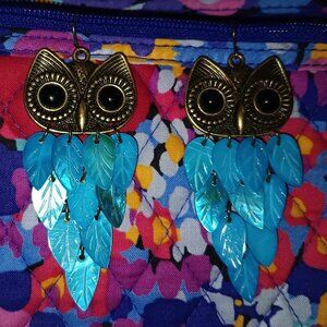 Vintage Owl Earrings